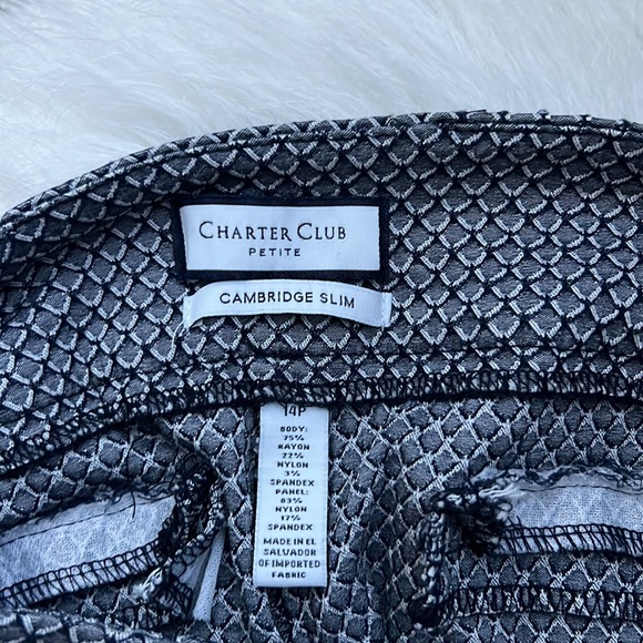 Charter Club Cambridge slim pants style 14P $12 - Picture 4 of 4